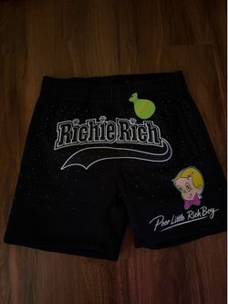 Richie Rich rhinestone shorts
