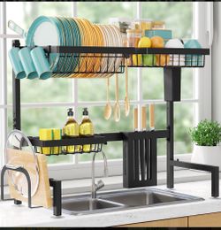 Over the Sink Dish Drying Rack
