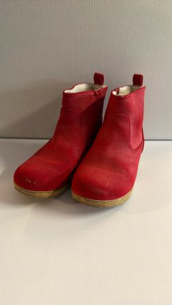 Girl Red Boots Size 11