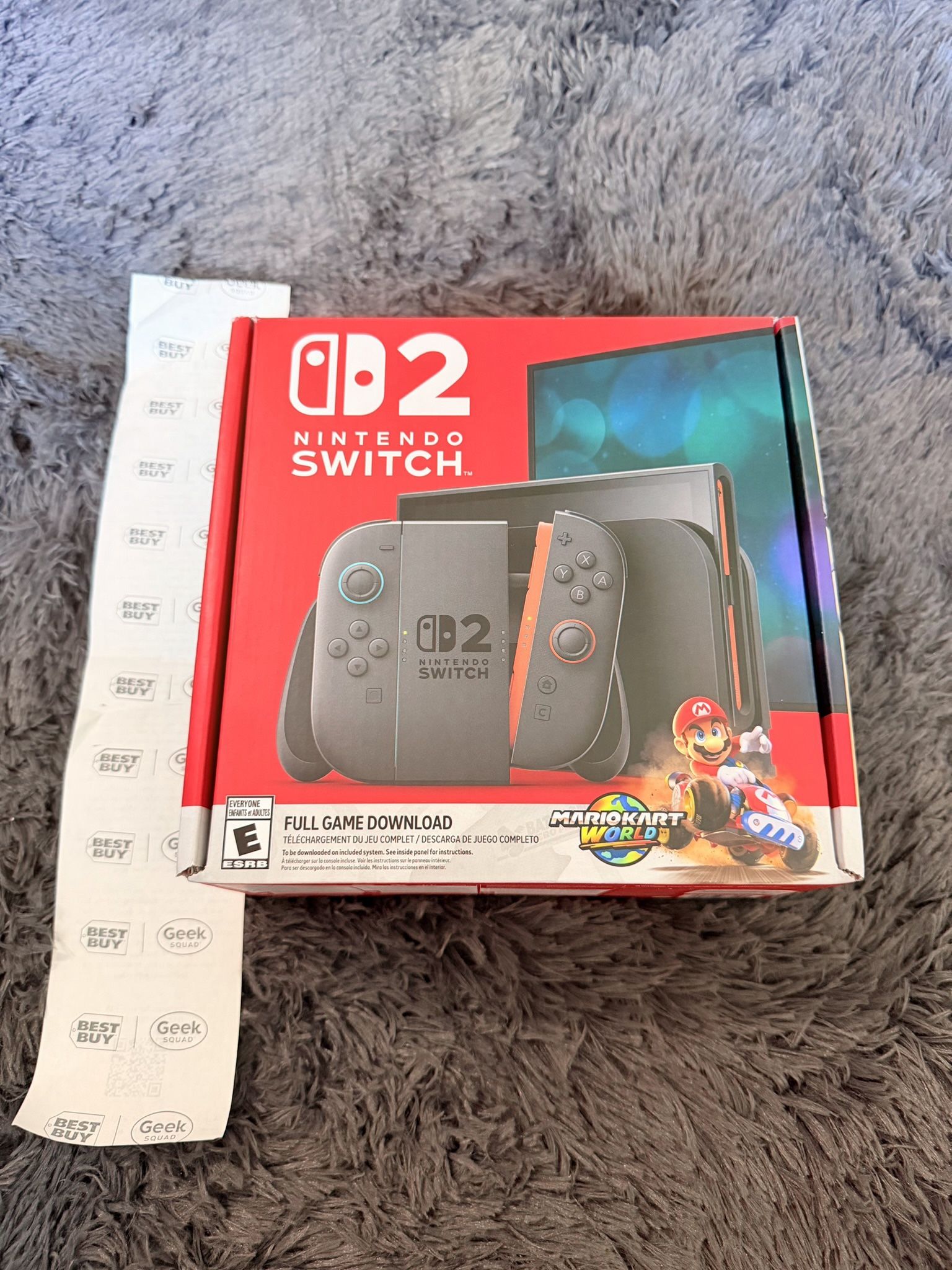 *Nintendo Switch 2 Mario Cart Edition* NEW IN BOX + Best Buy 2 Year Total Tech Warranty & Receipt