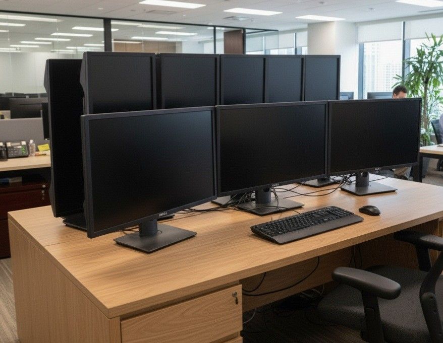 Dell Monitors with Horizontal or Vertical Viewing 50 Available