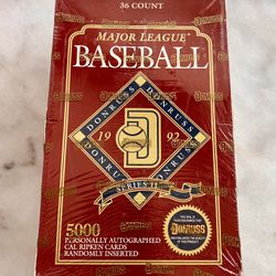 1992 Donruss Baseball Box - Sealed W/ Shrink Wrap 