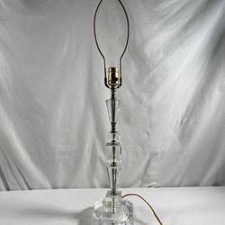 Vintage Acrylic Stacking 30” Tall Table Lamp #780523