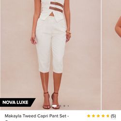 Fashion Nova Makayla Capri Set 