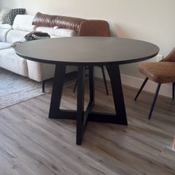 Dark Brown Dining Table