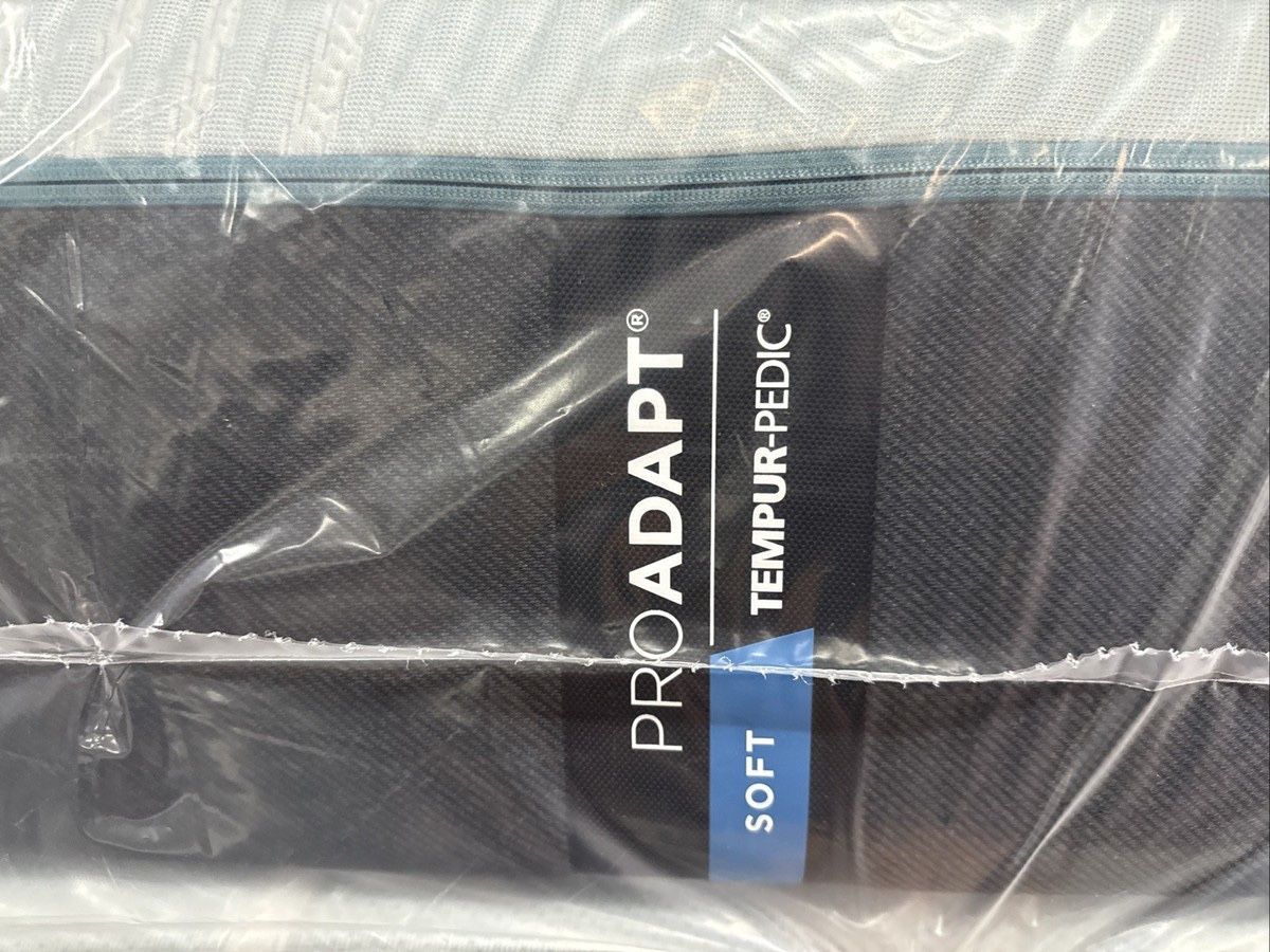Brand New Tempur-Pedic TEMPUR-ProAdapt Medium Hybrid Mattress With Stand
