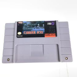 Super Nintendo Carrier Aces For SNES