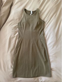 lululemon green summer golf tennis activewear dress size 8 medium $30