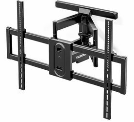 New-monTEK Heavy Duty Full Motion TV Wall Mount for 43–100 Inch TVs Pre-Assembled Bracket with Tool-Free Tilt Swivel & Extension Max VESA 800x600, 150