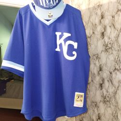 $80 Local Pickup 100% Authentic Bo Jackson 1989 Kansas City Royals Mitchell&Ness Jersey Size 3XL With 47 Brand Matching  Snapback Price Is Firm