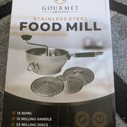 Gourmet Artiste Stainless Steel Food Mill 