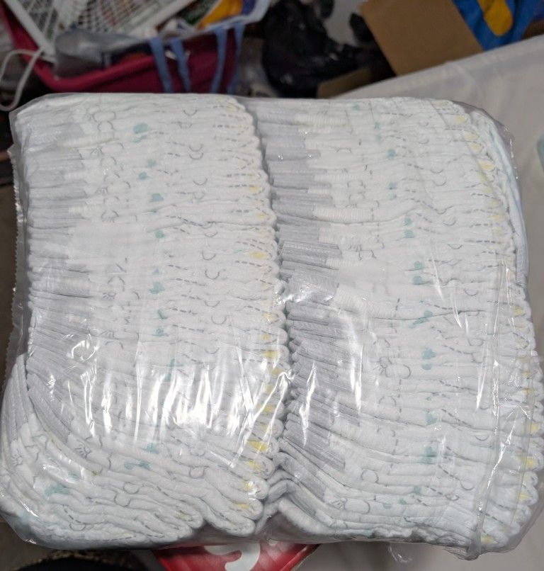 NB diapers Unopened Box 144ct And 90 Ct Bag
