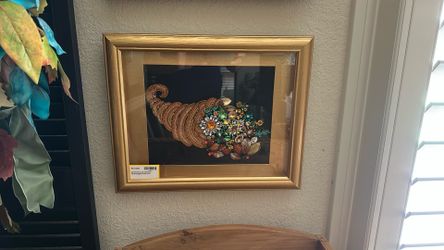 Rhinestone Jeweled Cornucopia