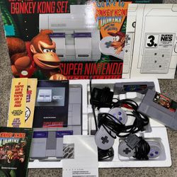 Super Nintendo SNES Donkey Kong CIB