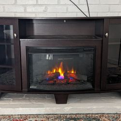 TV Stand & Electric Fire Place