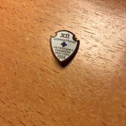 Vintage 1934 Veterinary Pin Lapel