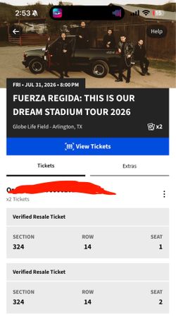 FUERZA REGIDA (THIS IS OUR DREAM STADIUM TOUR 2026)