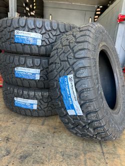 35x12.50r18 LANDCASTER RT 4 NEW TIRES INSTALLED ✅ INSTALADAS ✅🔥