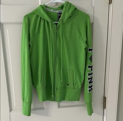 Pink New Green Long Sleeves Hoodies