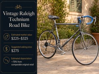 Vintage Raleigh Technium Road Bike