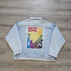 Levi's Let Us Love Pride Jean Jacket Mens Size XL