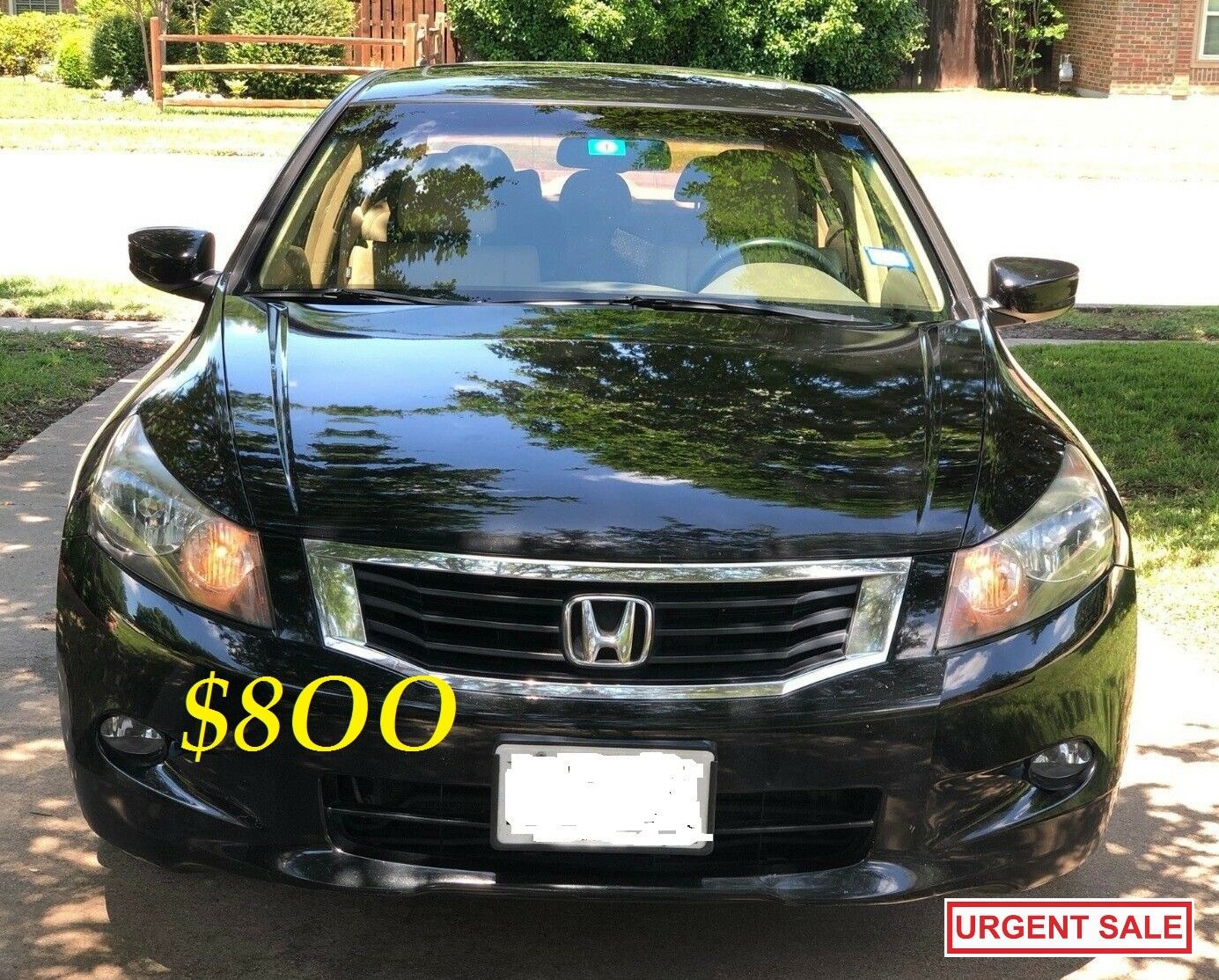🟢💲8OO I'm selling urgent! 2OO9 Honda Accord Runs and drives great. Clean title in hand! Mechanically perfect! very strong V6🟢.