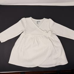 Janie & Jack 12-18  Months Quilted Wrap Dress and underwear 