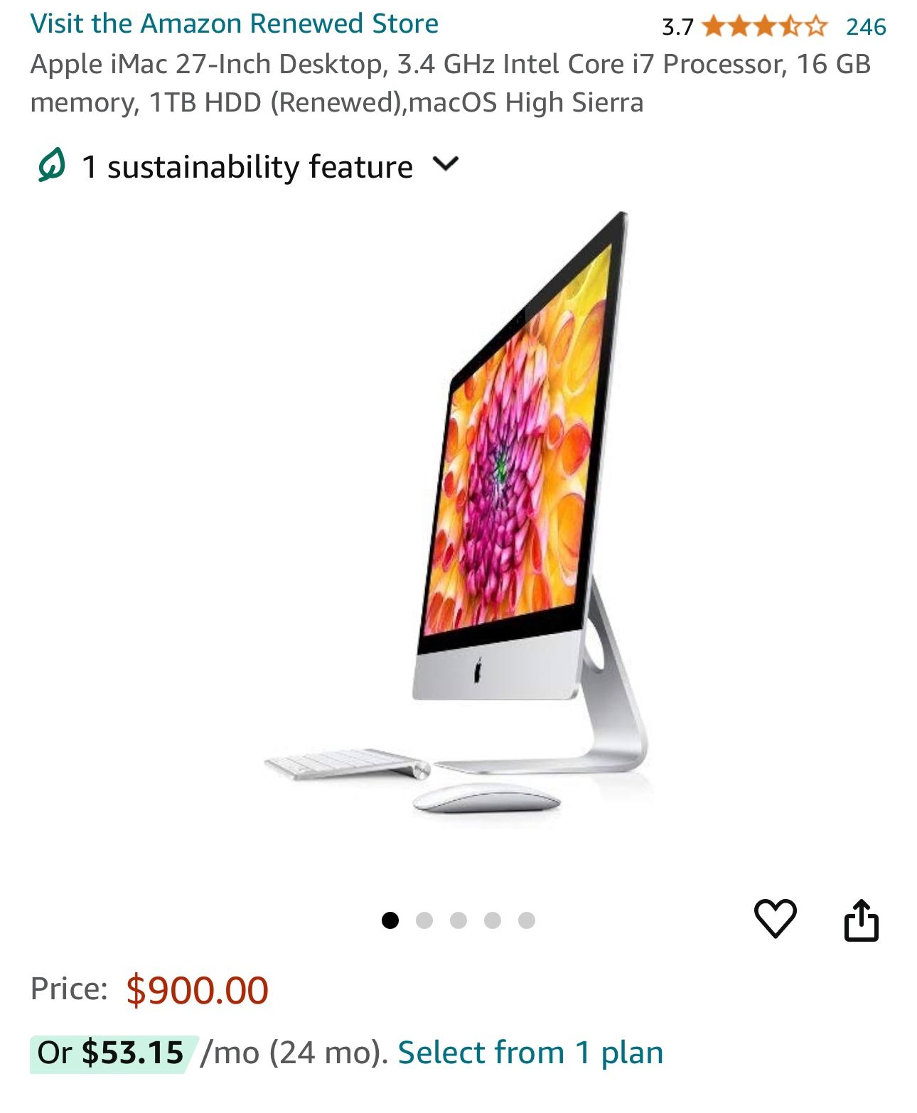 iMac; lightly Used.