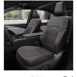 FEINEPRO Toyota Camry Seat Covers 2025-oo2026 LE SE Black Red