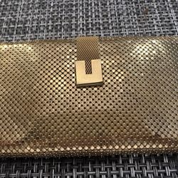 Gold Whiting And Davis Vintage Wallet 