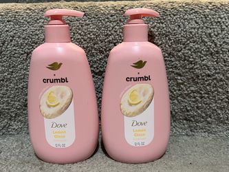 New unopened Dove x Crumbl Lemon Glaze Hand Wash – Set of 2