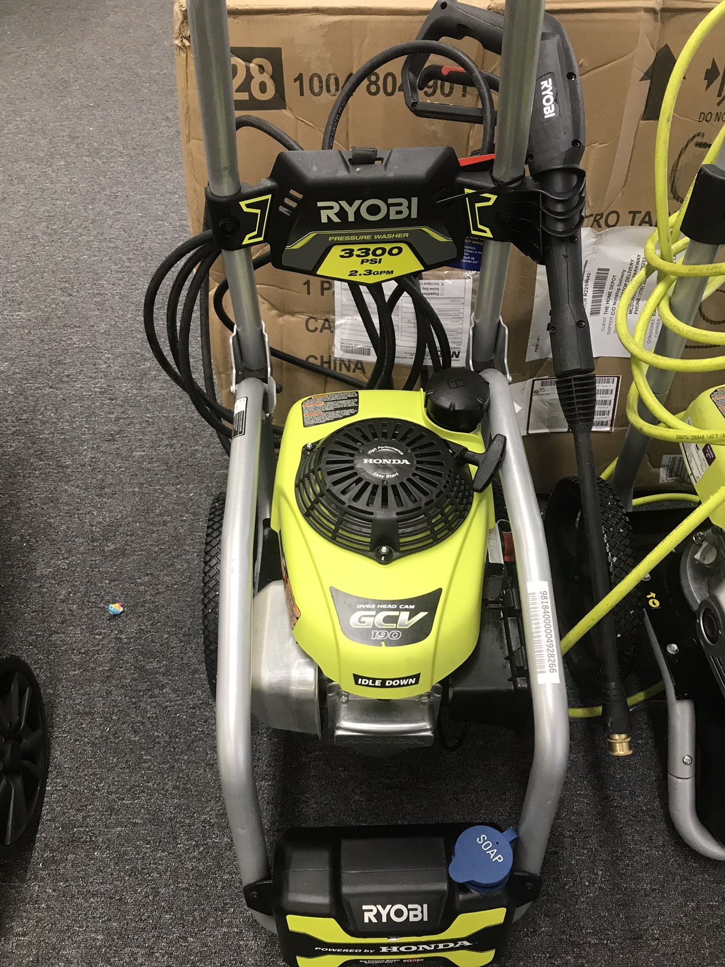 Ryobi 3300 psi gas pressure washer