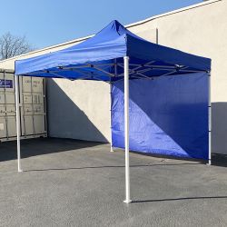 New in box $110 Heavy Duty Canopy 10x10 FT with (1) Sidewall, Ez Popup Outdoor Party Tent Patio Shelter, Carry Bag 