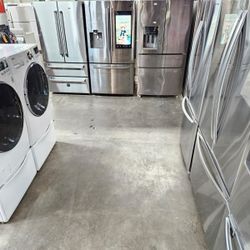 Blow Out Sale Warehouse Full Of Nice Like Brand New Refrigerators Oven Washer Dryer Stove Stackable Free Warranty Only 65for Financing 90day TO Pay 