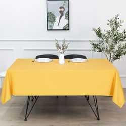 Sancua Square Tablecloth, Stain and Wrinkle Resistant, Washable, Polyester, Decorative Fabric Table Cover for Dining Table, Buffet Parties, and Campin