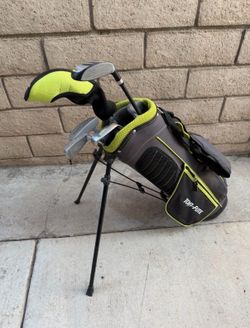 Top Flite Left-Handed Golf Club Set (5 Clubs) w/ Stand Bag