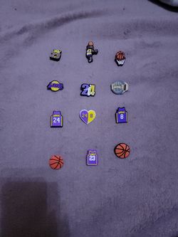 Lakers Croc Charms