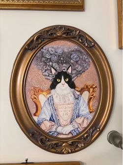 Renaissance Cat Portrait
