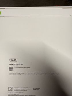 Apple 11 inch iPad A16 128gb