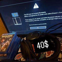 PS4 / Headset / game collection STILL 40 Everything Together If You Want 