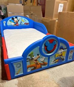 Mickey Mouse toddler bed and mattress