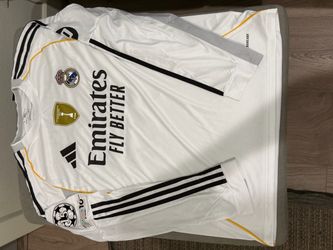 MBAPPE Real Madrid Adidas Home Long Sleeve Jersey