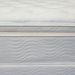 Queen Simmons Beautyrest Pillowtop Mattress Set Box Spring & Bed Frame Optional 
