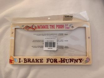 Winnie The Pooh License Plate Cover