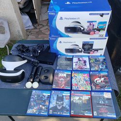 I have 3 VR Playstatio 4 Pro Or PS4 VR Glasses Bundles Not Just with Camara But With everything all Bundles set It come. Used $140! No box or New In N