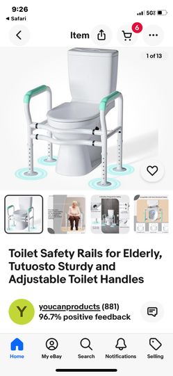 Toilet Safety Rail New