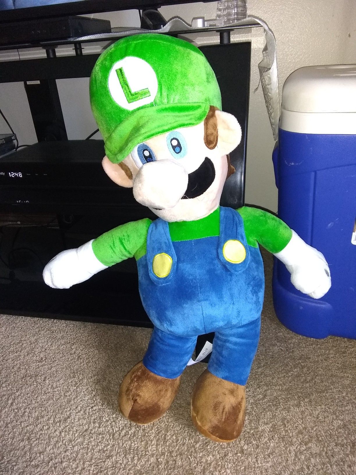 24" Luigi plush toy