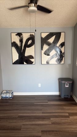 Abstract Wall Art Set of 2 – Modern Neutral Home Decor