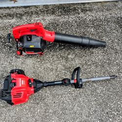 Craftsman Trimmer And Blower.  2 Cycle Read Description 