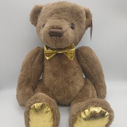 FAO Schwartz 160th Anniversary:  13.5" Brown Bear with Embossed Hands & Feet/Southwest Philadelphia 19153